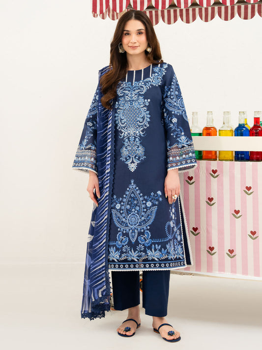 Mahnur | Anaya Lawn | ANA-018 - Luxury Dress - available at Maria Faisal in UK and USA.