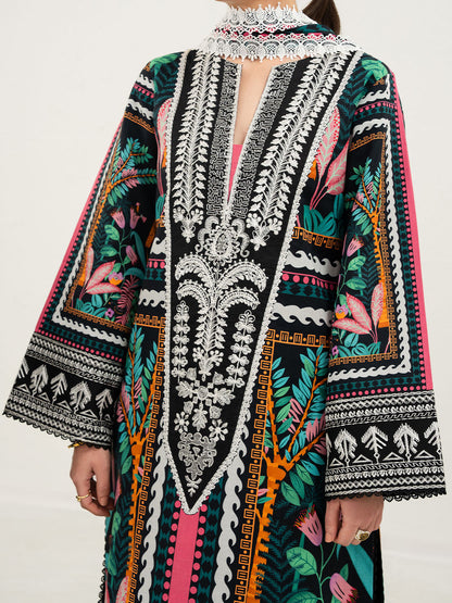 Mahnur | Anaya Lawn | ANA-020 - Luxury Dress - available at Maria Faisal in UK and USA.
