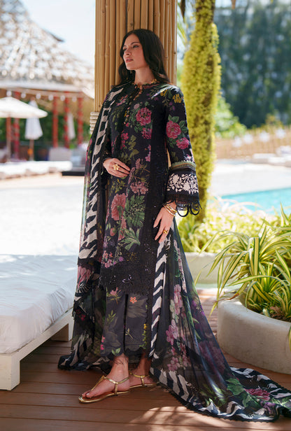AJR Couture | Printed Chikankari 26 | Vera - Luxury Dress - available at Maria Faisal in UK and USA.