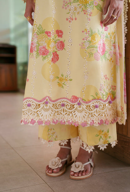 AJR Couture | Printed Chikankari 26 | Feya - Luxury Dress - available at Maria Faisal in UK and USA.