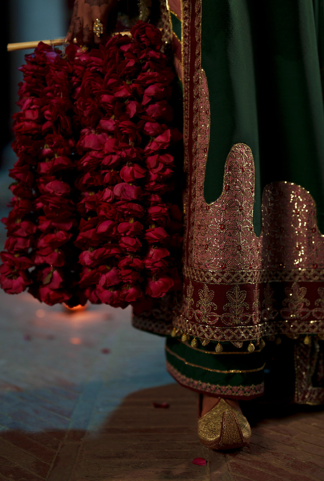 AJR Couture | Meharma The Silk Edit | Noorin - Formal Dress - available at Maria Faisal in UK and USA.