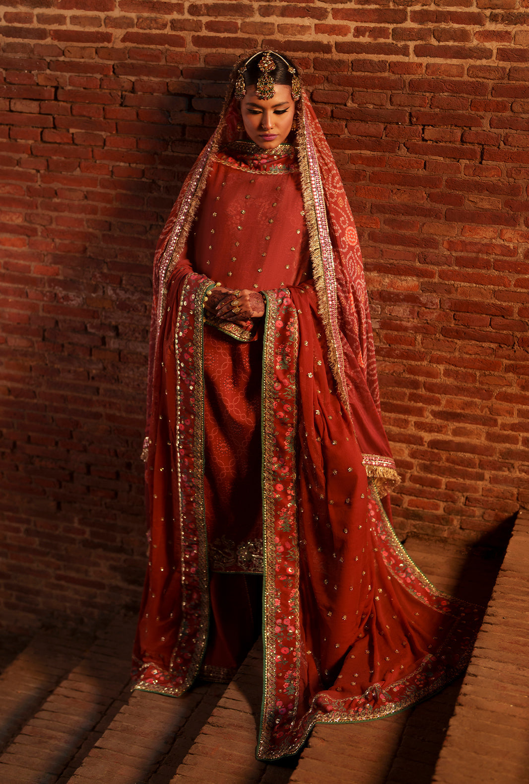 AJR Couture | Meharma The Silk Edit | Anaya - Formal Dress - available at Maria Faisal in UK and USA.
