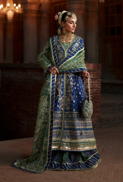 AJR Couture | Meharma The Silk Edit | Inara - Formal Dress - available at Maria Faisal in UK and USA.