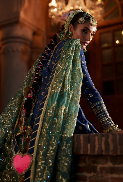 AJR Couture | Meharma The Silk Edit | Inara - Formal Dress - available at Maria Faisal in UK and USA.