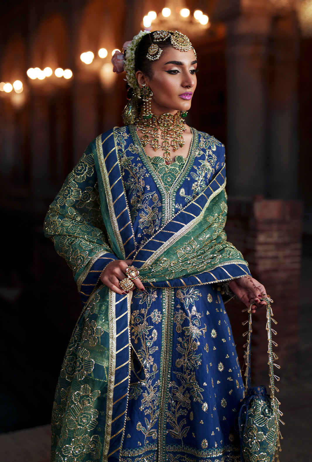 AJR Couture | Meharma The Silk Edit | Inara - Formal Dress - available at Maria Faisal in UK and USA.