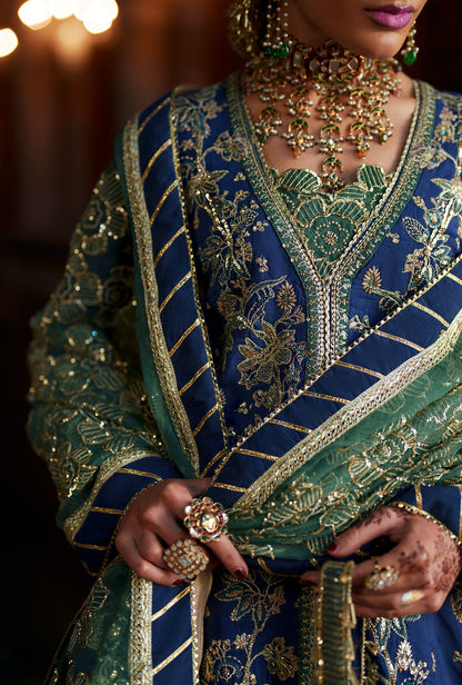 AJR Couture | Meharma The Silk Edit | Inara - Formal Dress - available at Maria Faisal in UK and USA.