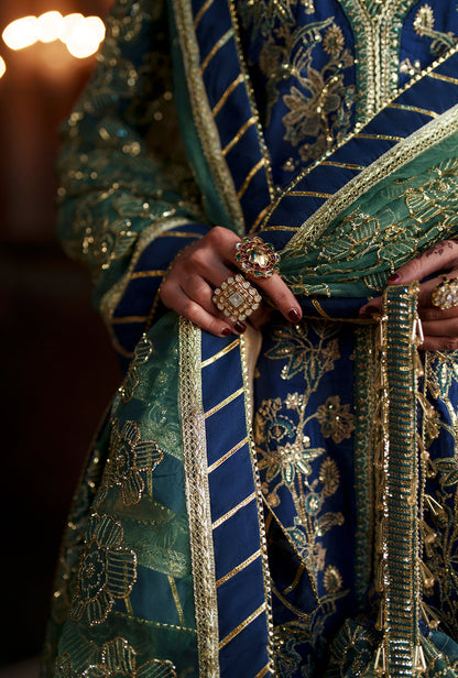 AJR Couture | Meharma The Silk Edit | Inara - Formal Dress - available at Maria Faisal in UK and USA.