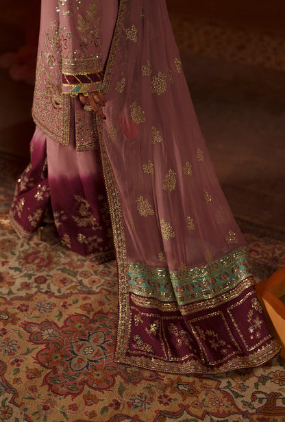 AJR Couture | Meharma The Silk Edit | Aylaa - Formal Dress - available at Maria Faisal in UK and USA.