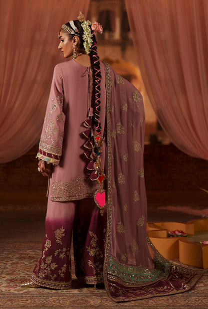 AJR Couture | Meharma The Silk Edit | Aylaa - Formal Dress - available at Maria Faisal in UK and USA.