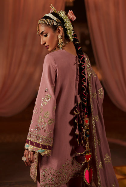 AJR Couture | Meharma The Silk Edit | Aylaa - Formal Dress - available at Maria Faisal in UK and USA.