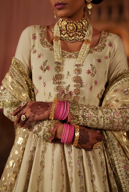 AJR Couture | Meharma The Silk Edit | Shehnai - Formal Dress - available at Maria Faisal in UK and USA.