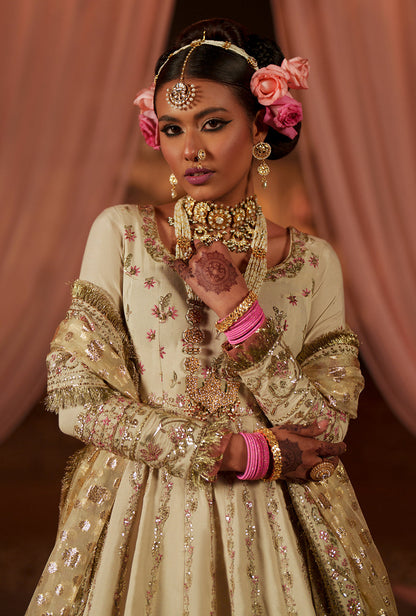 AJR Couture | Meharma The Silk Edit | Shehnai - Formal Dress - available at Maria Faisal in UK and USA.