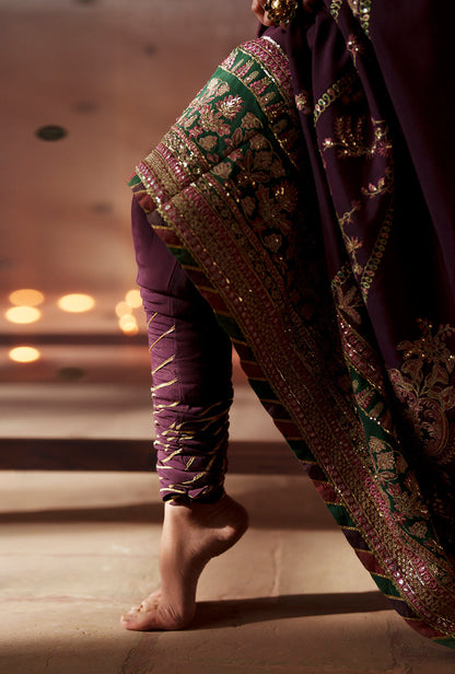 AJR Couture | Meharma The Silk Edit | Nazneen - Formal Dress - available at Maria Faisal in UK and USA.