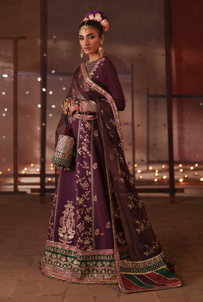 AJR Couture | Meharma The Silk Edit | Nazneen - Formal Dress - available at Maria Faisal in UK and USA.