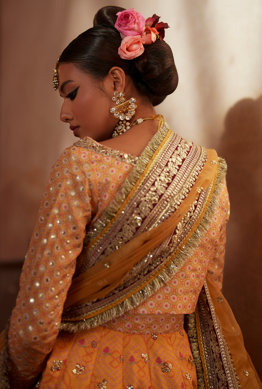 AJR Couture | Meharma The Silk Edit | Aab-E-Zar - Formal Dress - available at Maria Faisal in UK and USA.