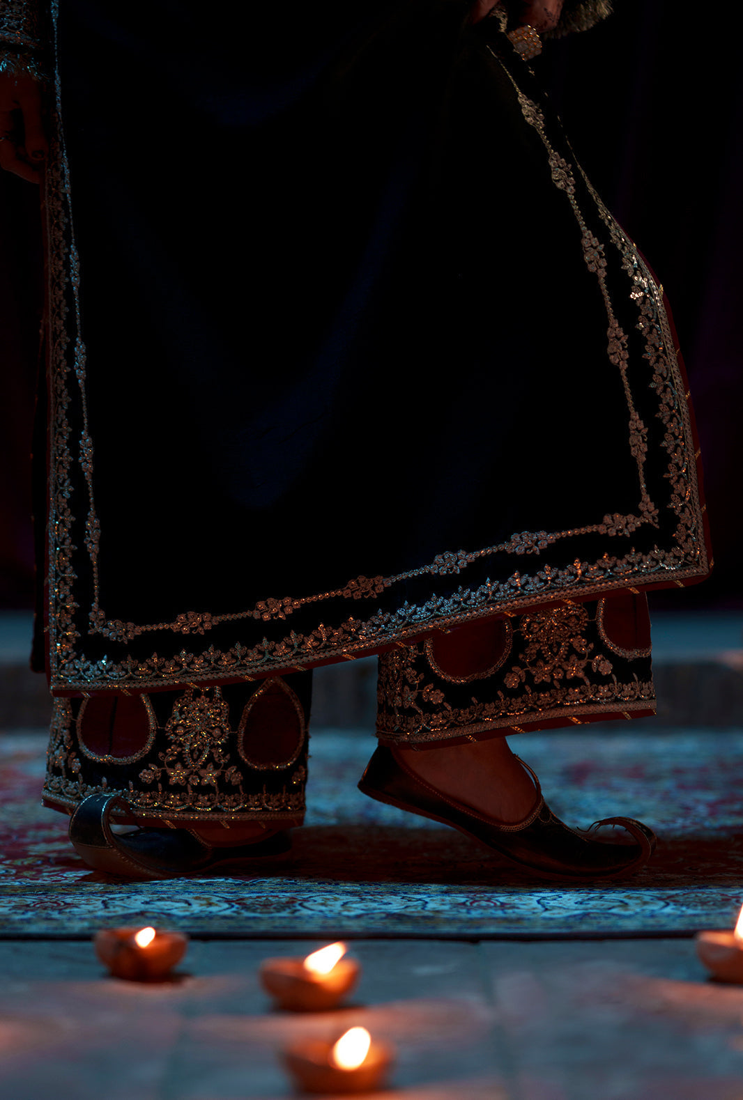 AJR Couture | Meharma The Silk Edit | Lamsa - Formal Dress - available at Maria Faisal in UK and USA.