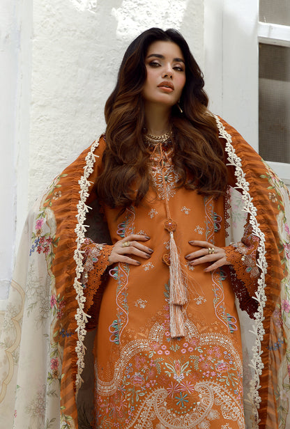 AJR Couture | Signature Lawn 26 | Viona - Luxury Dress - available at Maria Faisal in UK and USA.