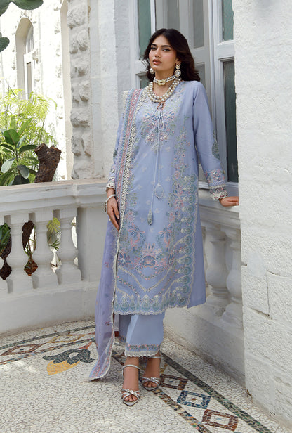 AJR Couture | Signature Lawn 26 | Velia - Luxury Dress - available at Maria Faisal in UK and USA.