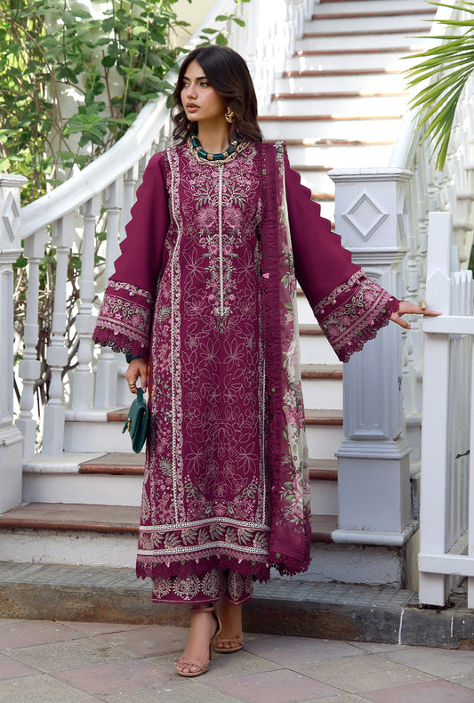 AJR Couture | Signature Lawn 26 | Luxa - Luxury Dress - available at Maria Faisal in UK and USA.