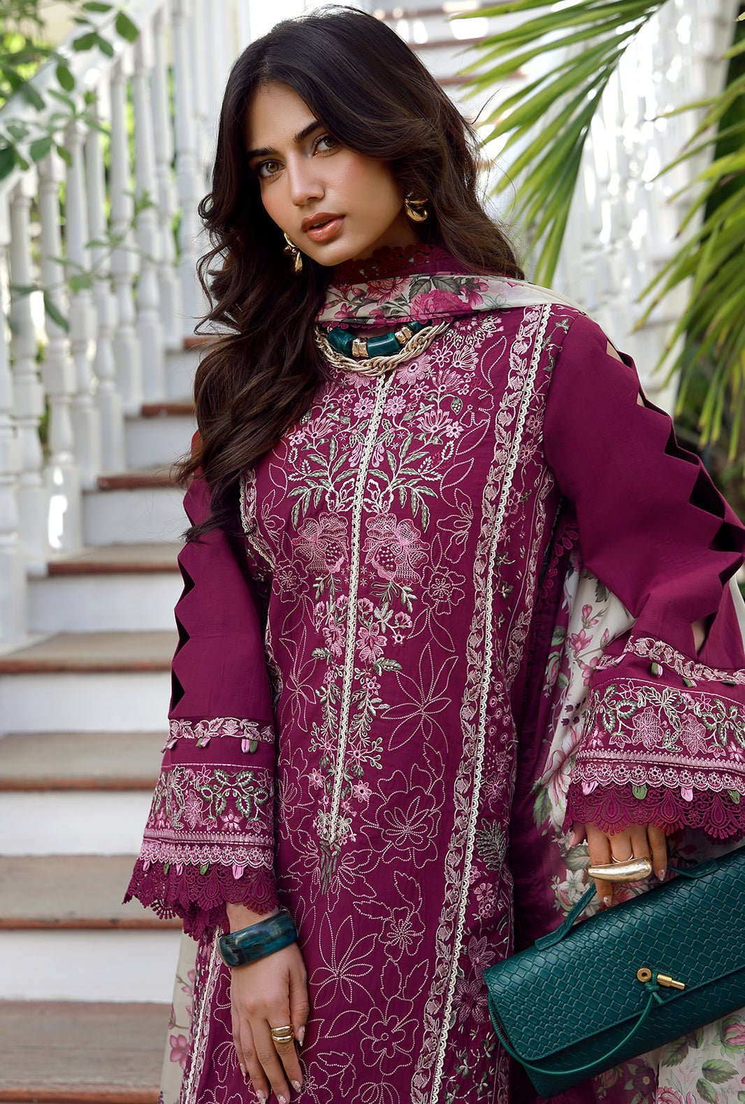 AJR Couture | Signature Lawn 26 | Luxa - Luxury Dress - available at Maria Faisal in UK and USA.