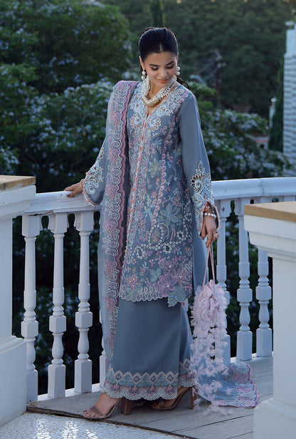 AJR Couture | Signature Lawn 26 | Aven - Luxury Dress - available at Maria Faisal in UK and USA.
