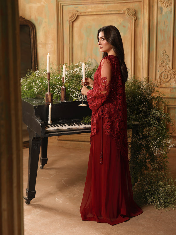 Ain | Sila Formals | AURA - Formal Dress - available at Maria Faisal in UK and USA.