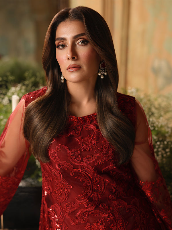 Ain | Sila Formals | AURA - Formal Dress - available at Maria Faisal in UK and USA.