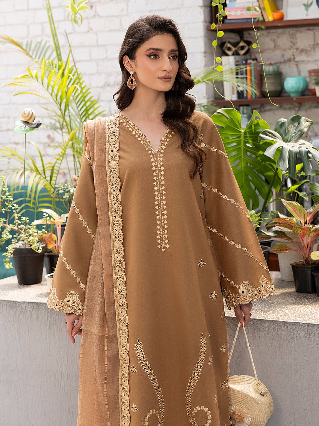 Izel | Meadow Muse Embroidered Lawn 25 | AVELA by Maria Faisal - Registered Vendor of : Izel - type : Ladies Clothes - 100% original wedding dresses