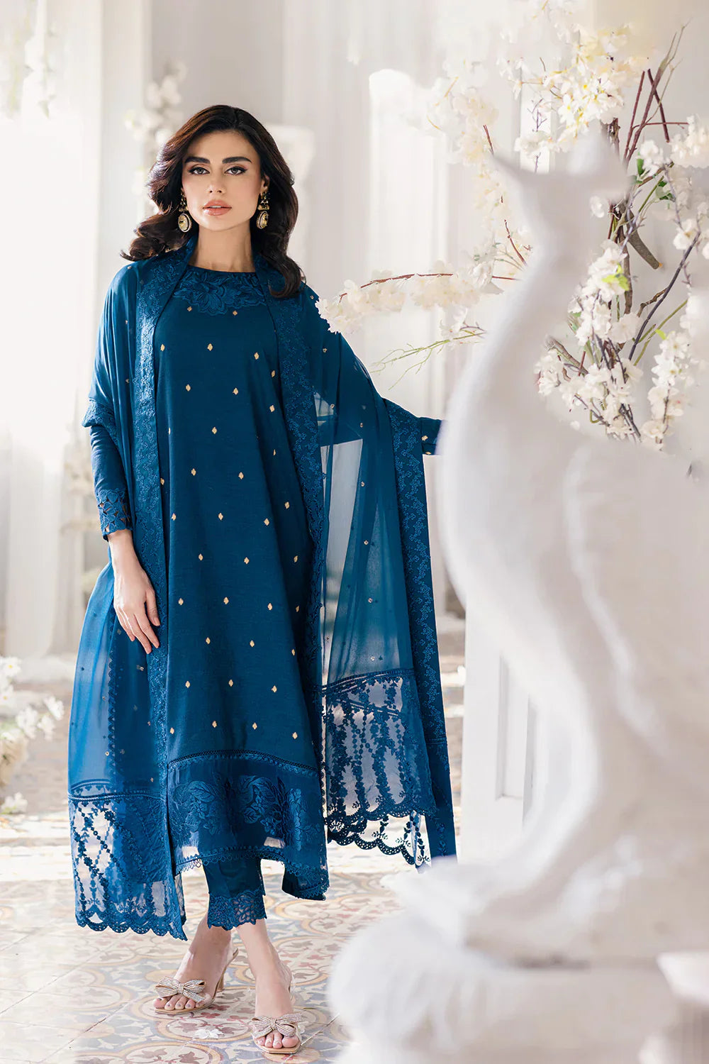 Azure | Ensembles Embroidered Formals | Aegean Breeze - Formal 