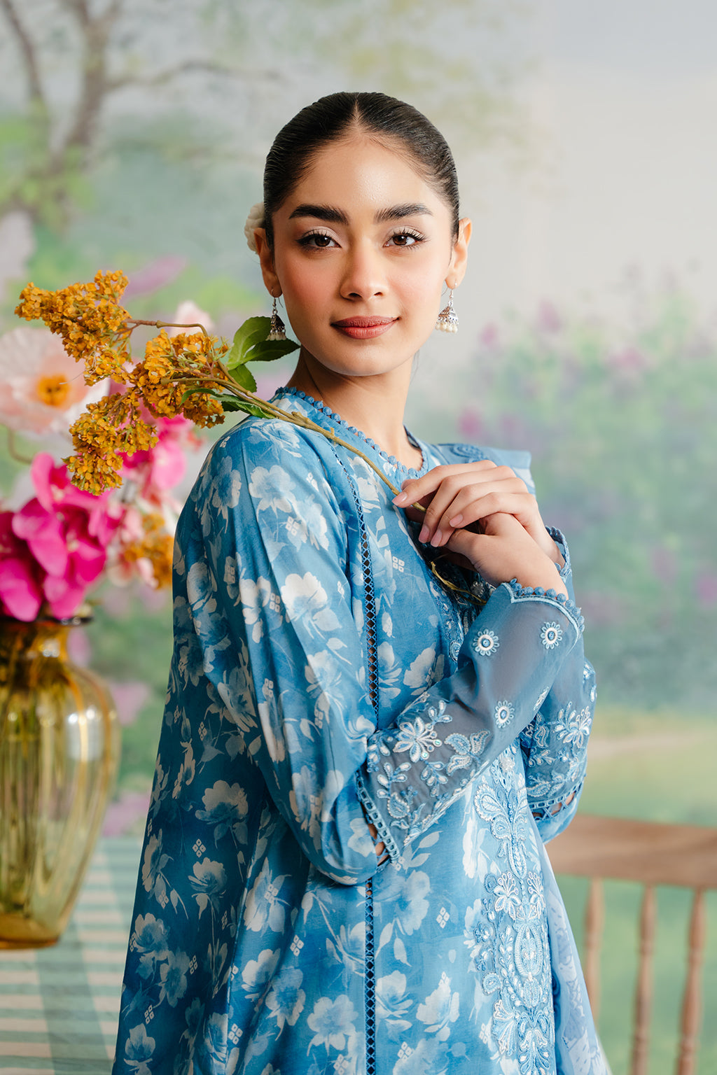 Afrozeh | The Floral Charm | Nigella - Pakistani Dress - Maria Faisal