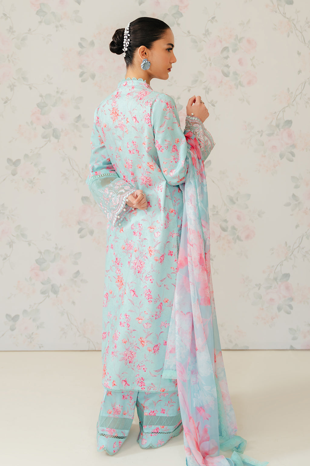 Afrozeh | The Floral Charm | Bali - Pakistani Dress - Maria Faisal