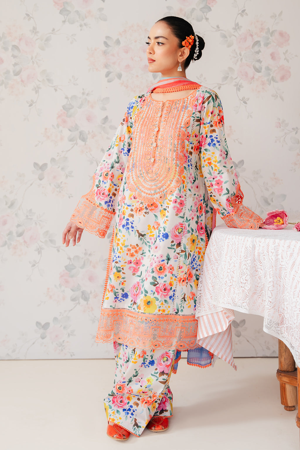 Afrozeh | The Floral Charm | Sundance - Pakistani Dress - Maria Faisal
