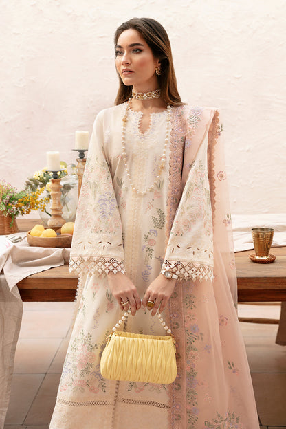 Afrozeh | Cascade Luxury Lawn 24 | Luna - Designer Suit - Maria Faisal