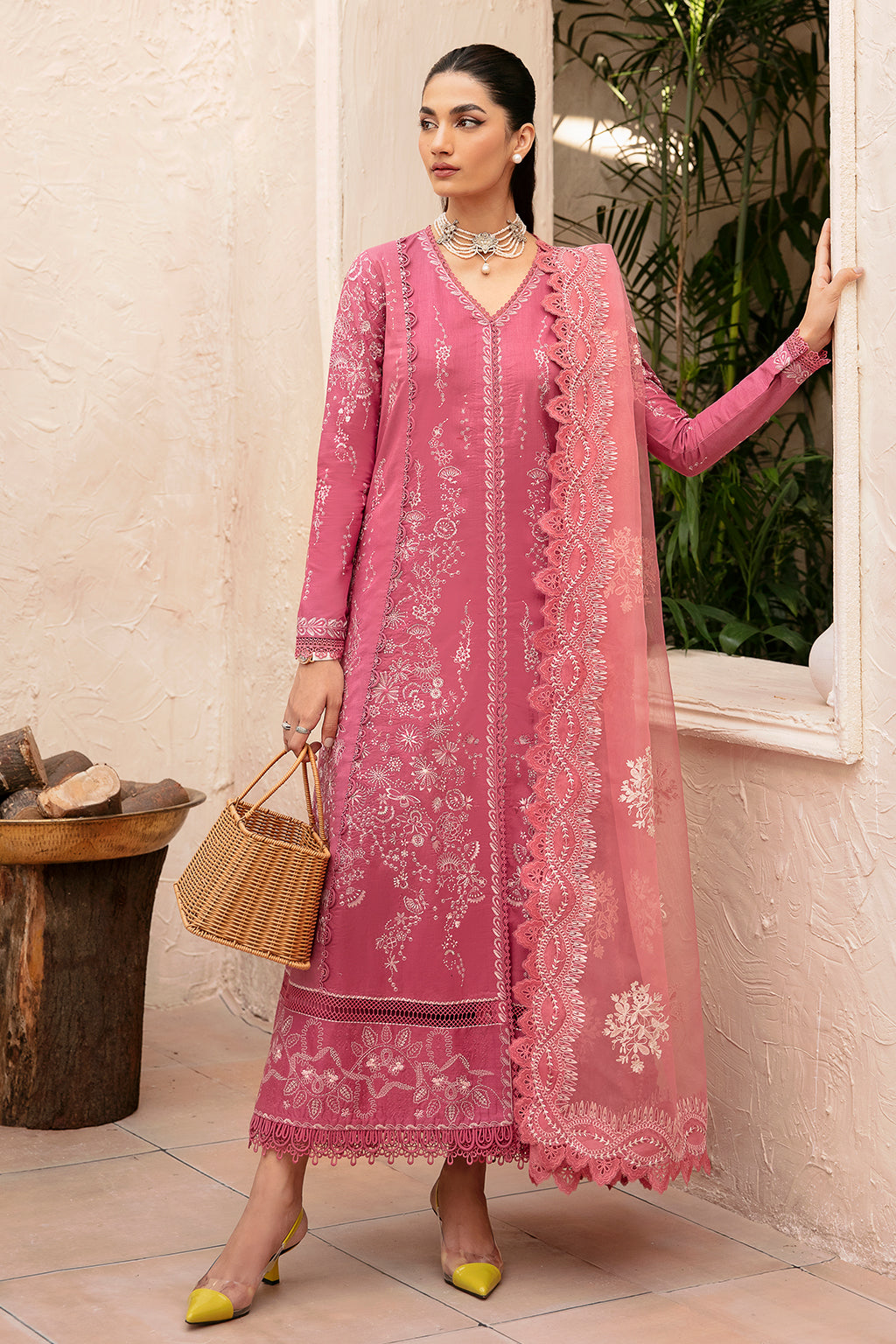 Afrozeh | Cascade Luxury Lawn 24 | Aurelia - Designer Suit - Maria Faisal