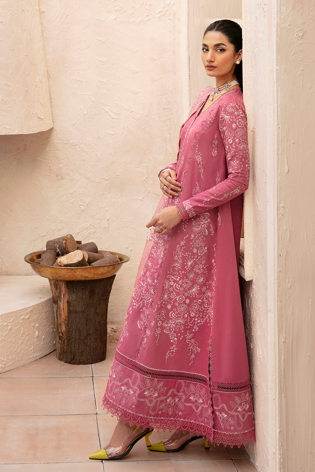 Afrozeh | Cascade Luxury Lawn 24 | Aurelia - Designer Suit - Maria Faisal