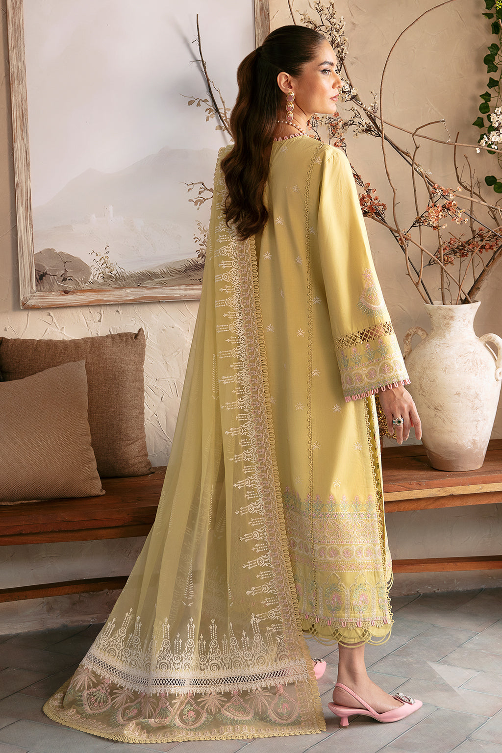 Afrozeh | Cascade Luxury Lawn 24 | Liana - Designer Suit - Maria Faisal