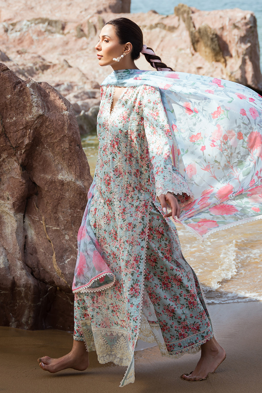 Afrozeh | Summer Together | Topaz - Designer Suit - Maria Faisal