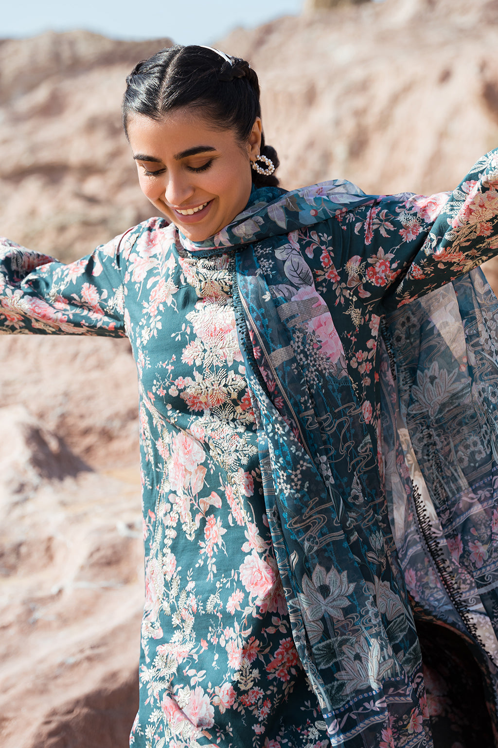 Afrozeh | Summer Together | Clover - Designer Suit - Maria Faisal