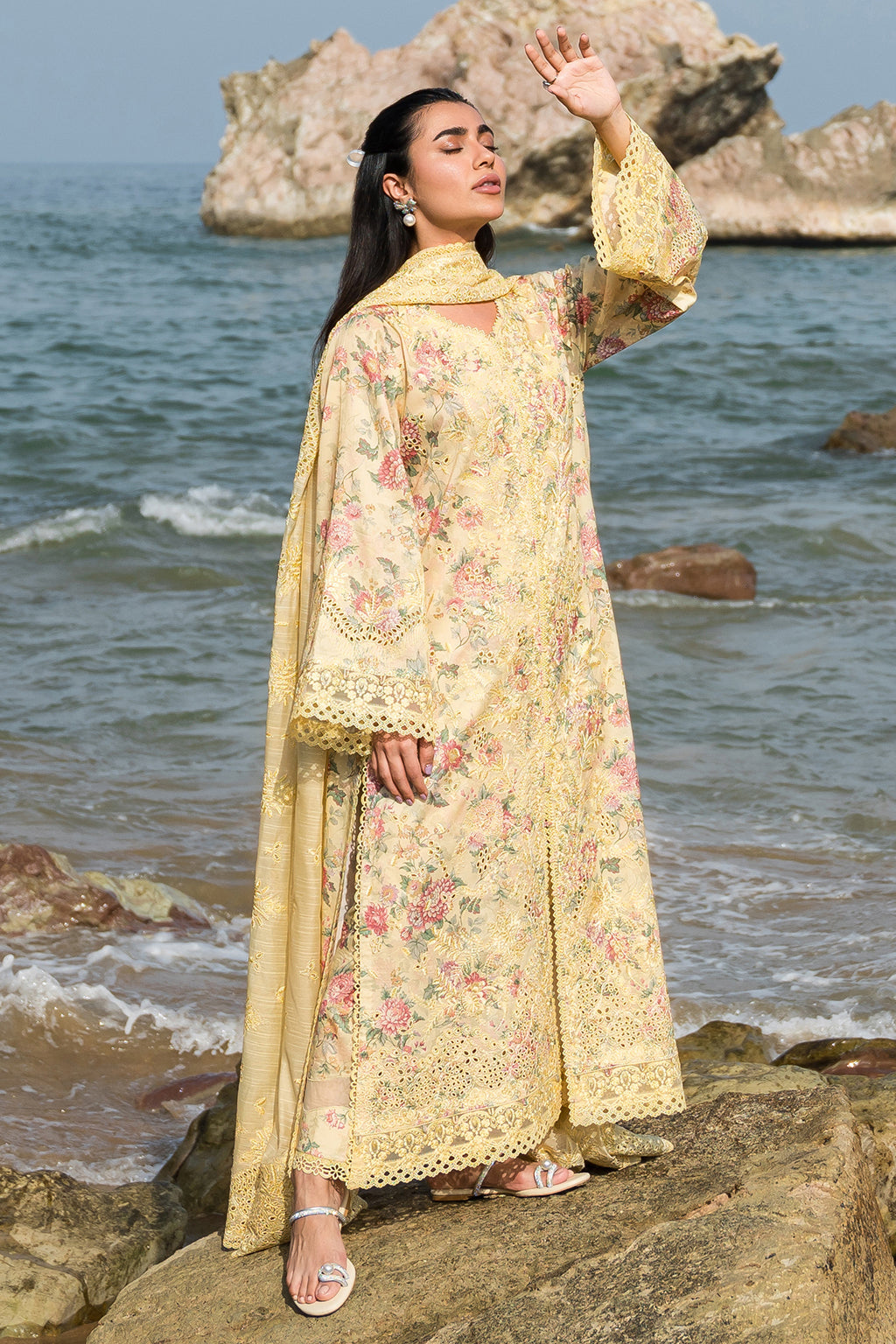 Afrozeh | Summer Together | Aspen - Designer Suit - Maria Faisal
