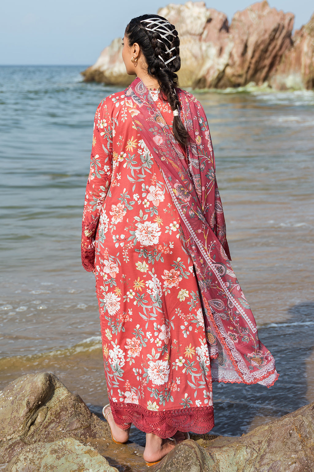 Afrozeh | Summer Together | Scarley - Designer Suit - Maria Faisal