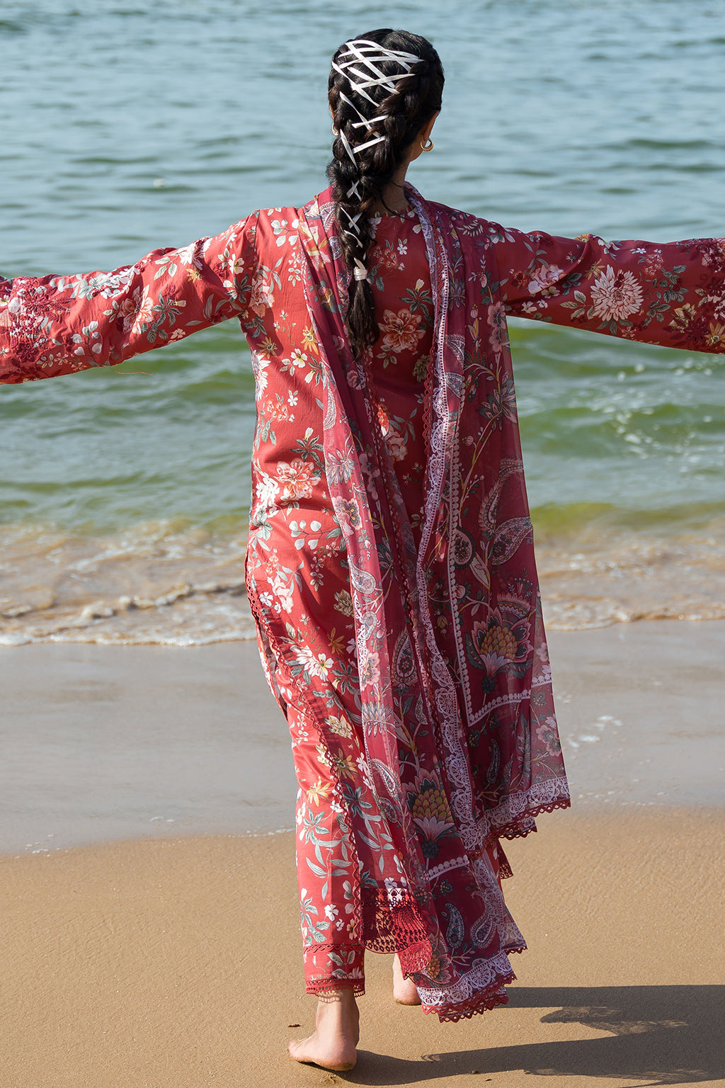 Afrozeh | Summer Together | Scarley - Designer Suit - Maria Faisal
