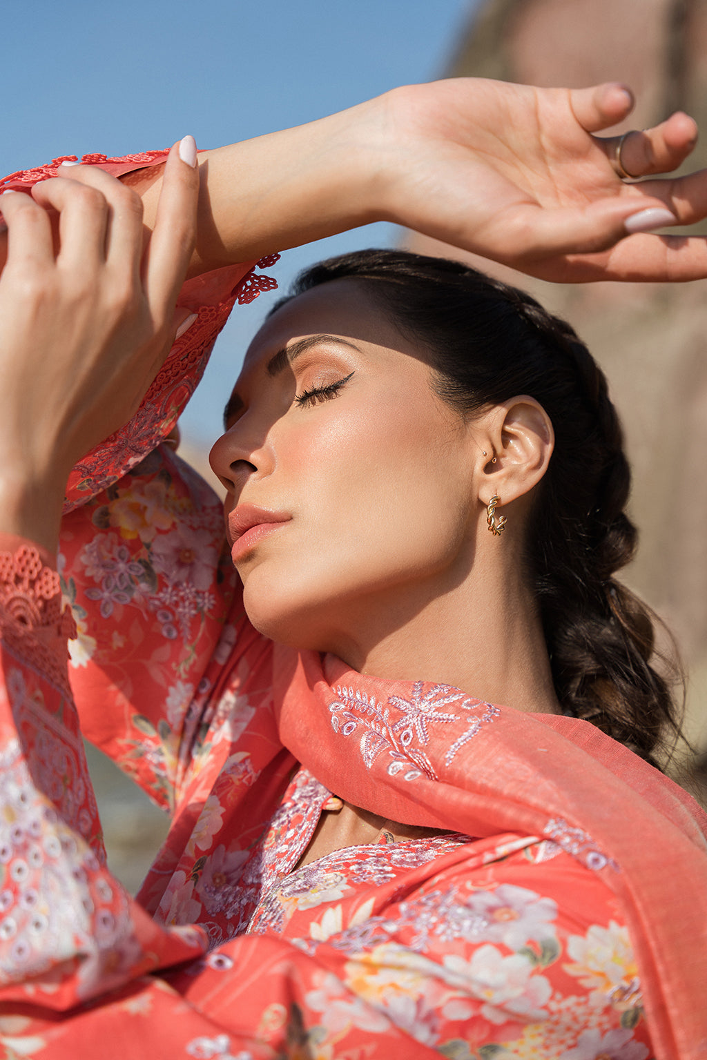 Afrozeh | Summer Together | Jasmine - Designer Suit - Maria Faisal