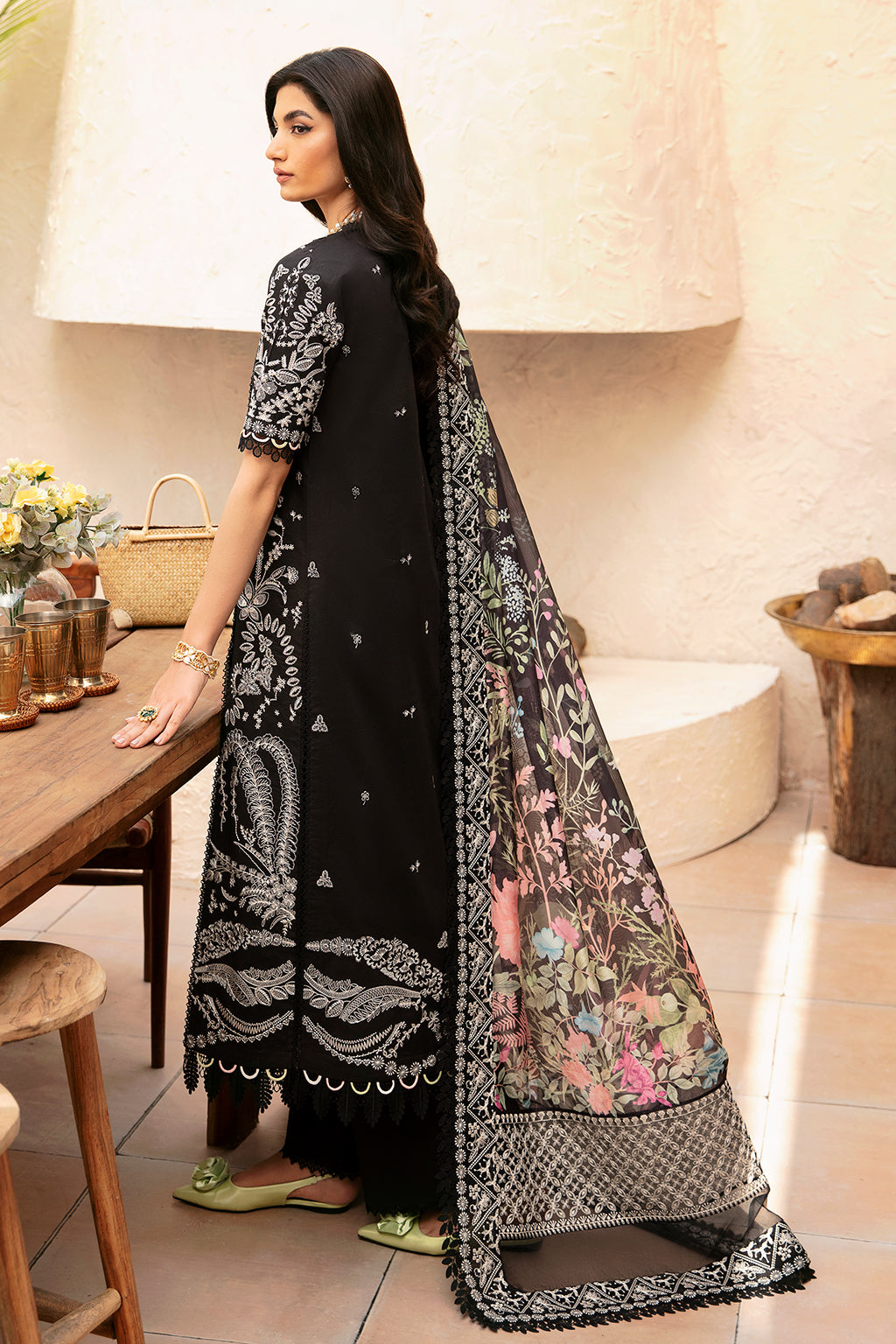 Afrozeh | Cascade Luxury Lawn 24 | Mila - Designer Suit - Maria Faisal