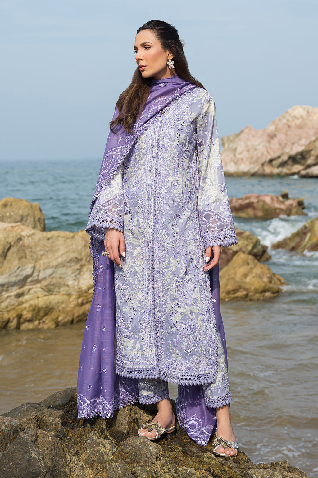 Afrozeh | Summer Together | Wisteria - Designer Suit - Maria Faisal