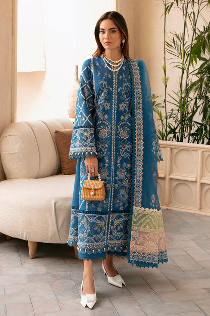 Afrozeh | Cascade Luxury Lawn 24 | Amelia - Designer Suit - Maria Faisal