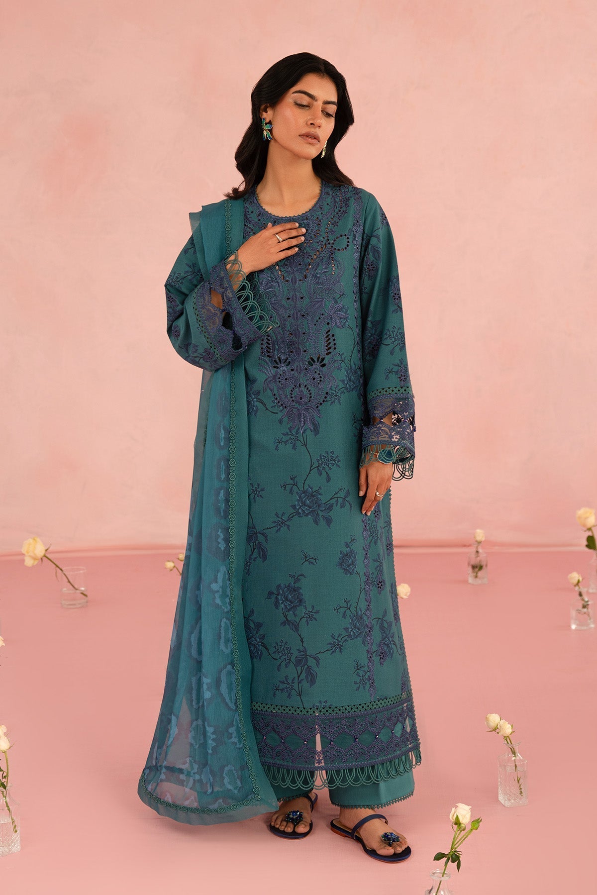 Afrozeh | Floral Charm 25 | Acacia - Ladies Clothes 