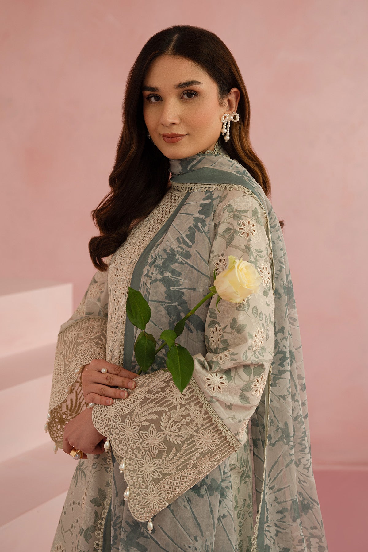 Afrozeh | Floral Charm 25 | Kylon - Ladies Clothes 