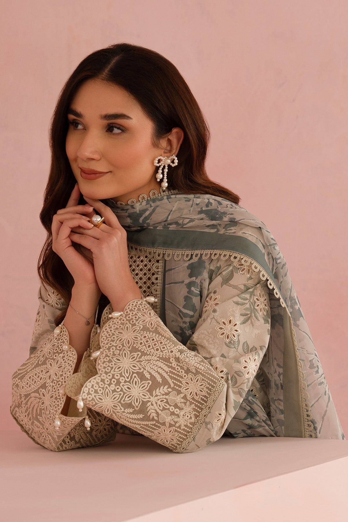 Afrozeh | Floral Charm 25 | Kylon - Ladies Clothes 