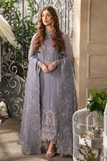 Afrozeh La Fuchsia 24 Elyssa – Light Purple Pakistani Dress with intricate embroidery and embellishments. Shop elegant Asian dresses at Maria Faisal.
