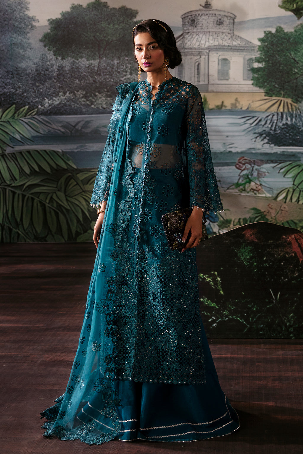 Afrozeh | La Fuchsia Festive 24 | Alba - Pakistani Dress - Maria Faisal